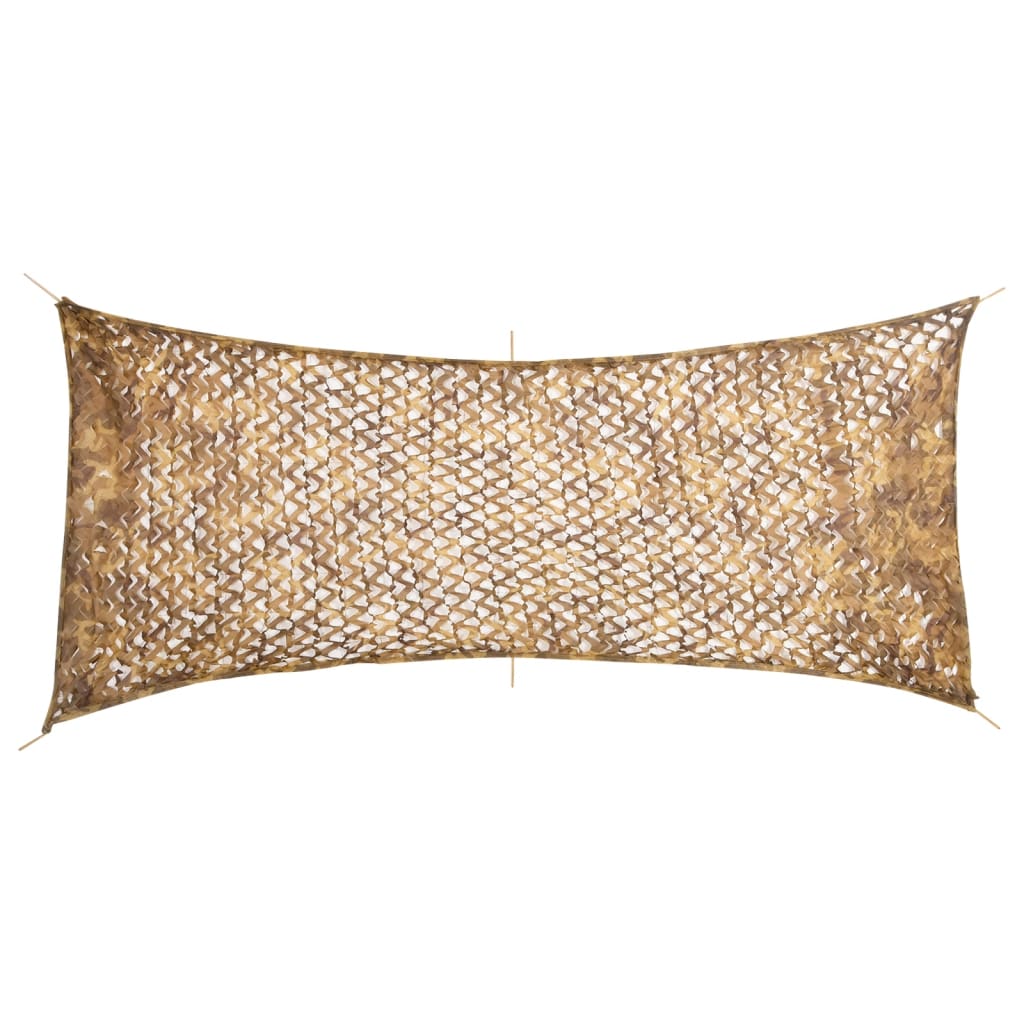 Kamuflasjenett med oppbevaringspose 409x206 cm sand