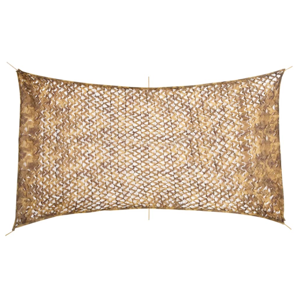 Kamuflasjenett med oppbevaringspose 506x279 cm sand