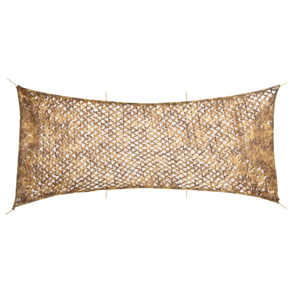 Kamuflasjenett med oppbevaringspose 627x290 cm sand