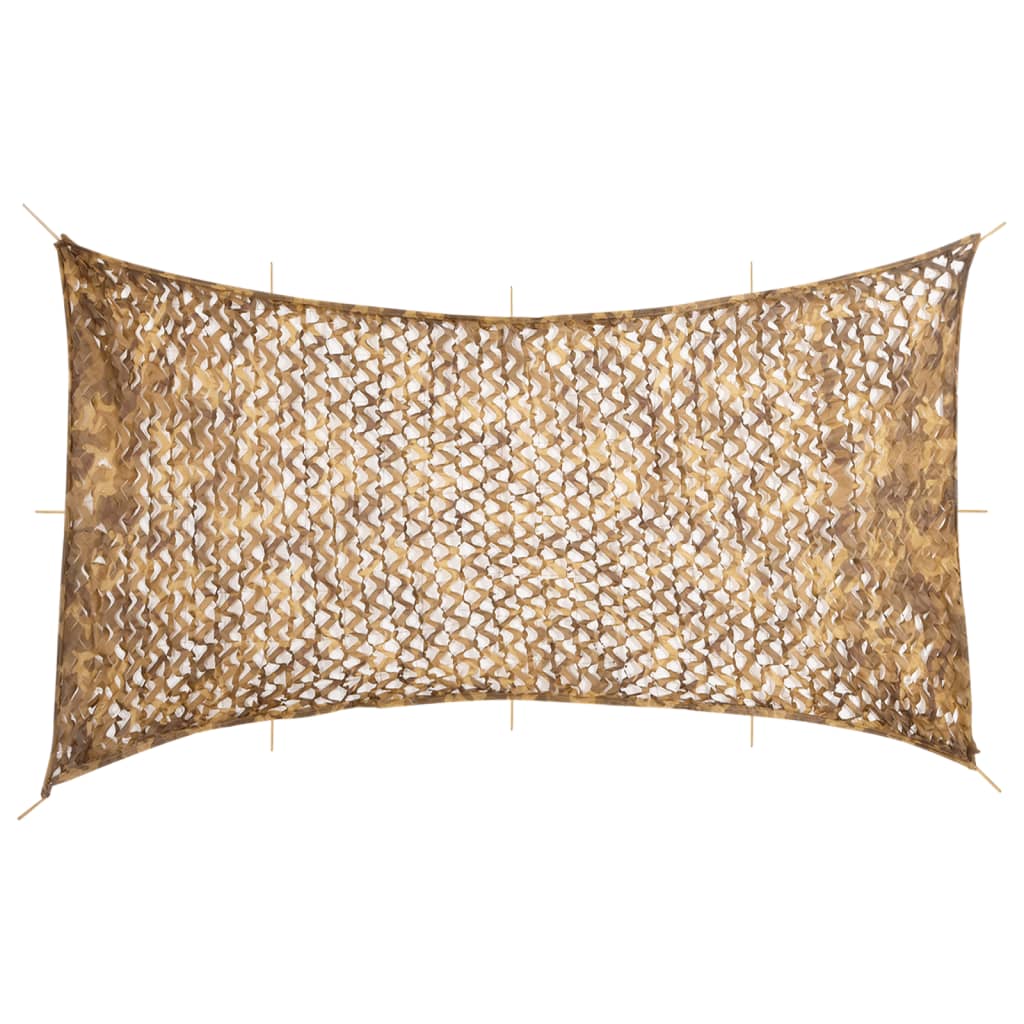 Kamuflasjenett med oppbevaringspose 816x520 cm sand
