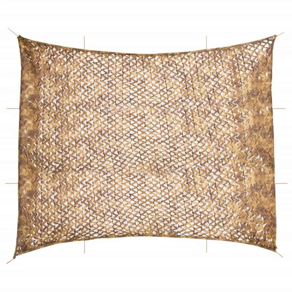 Kamuflasjenett med oppbevaringspose 729x602 cm sand