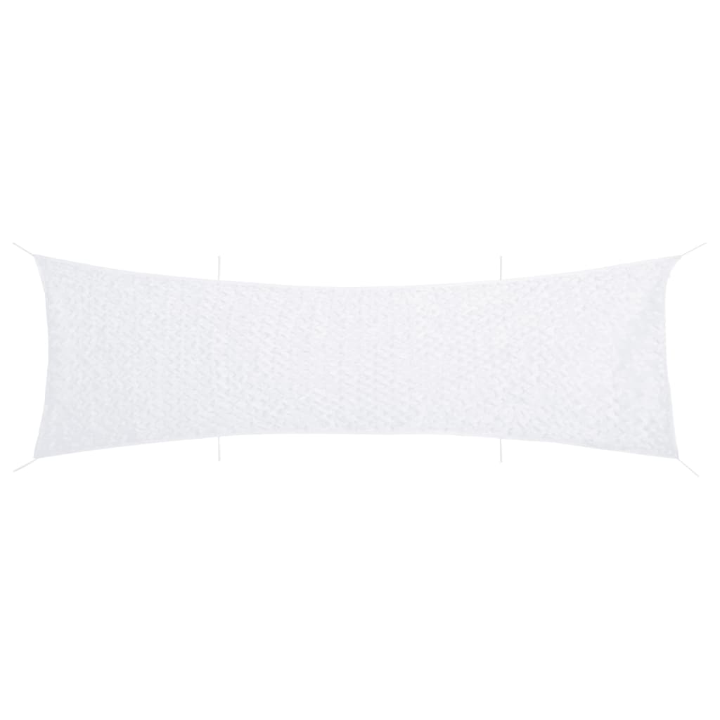 Kamuflasjenett med oppbevaringspose 706x140 cm hvit vidaXL