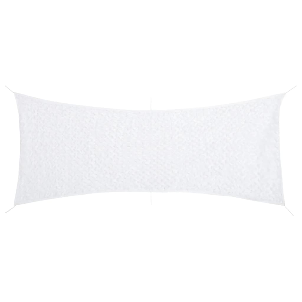 Kamuflasjenett med oppbevaringspose 409x206 cm hvit vidaXL
