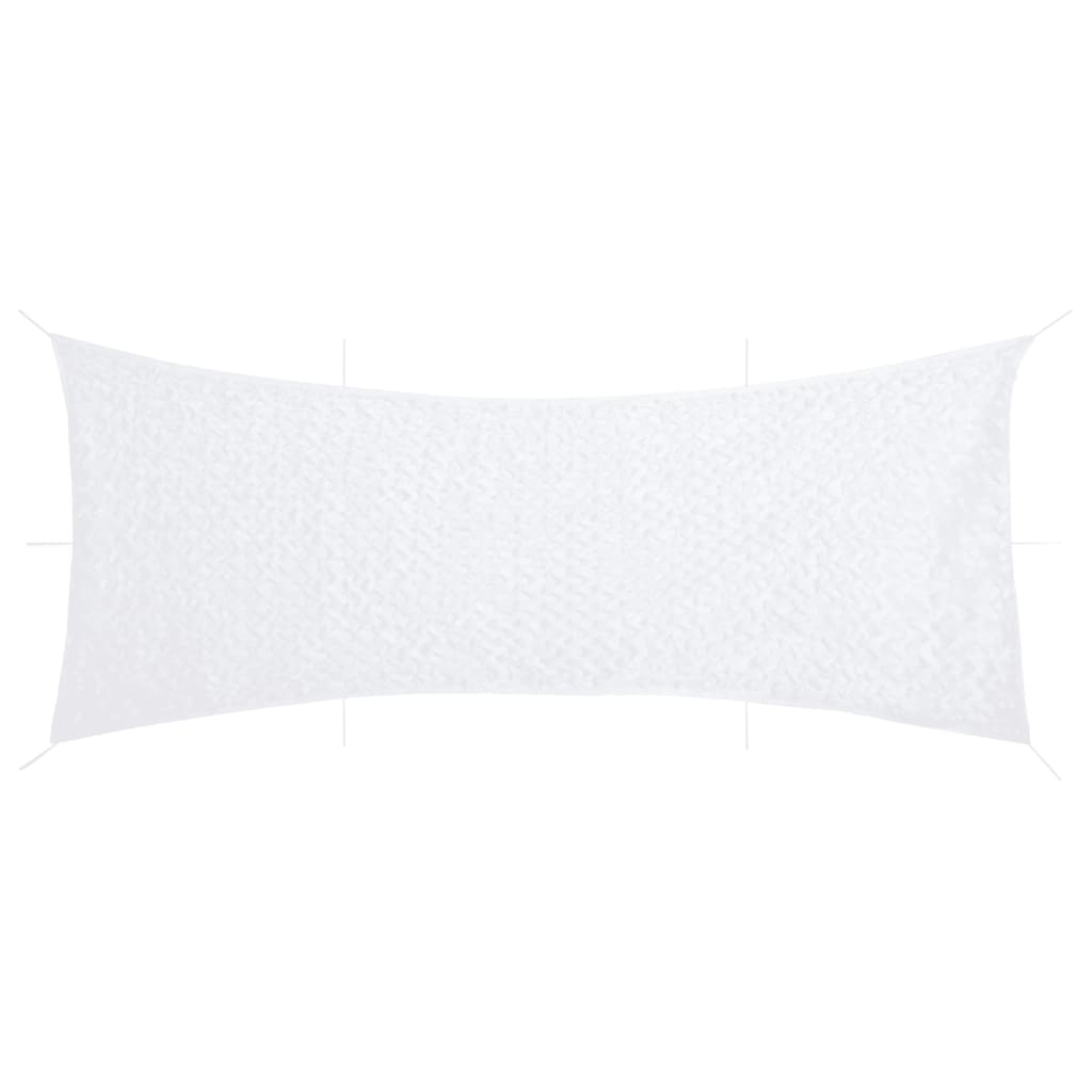 Kamuflasjenett med oppbevaringspose 708x423 cm hvit vidaXL