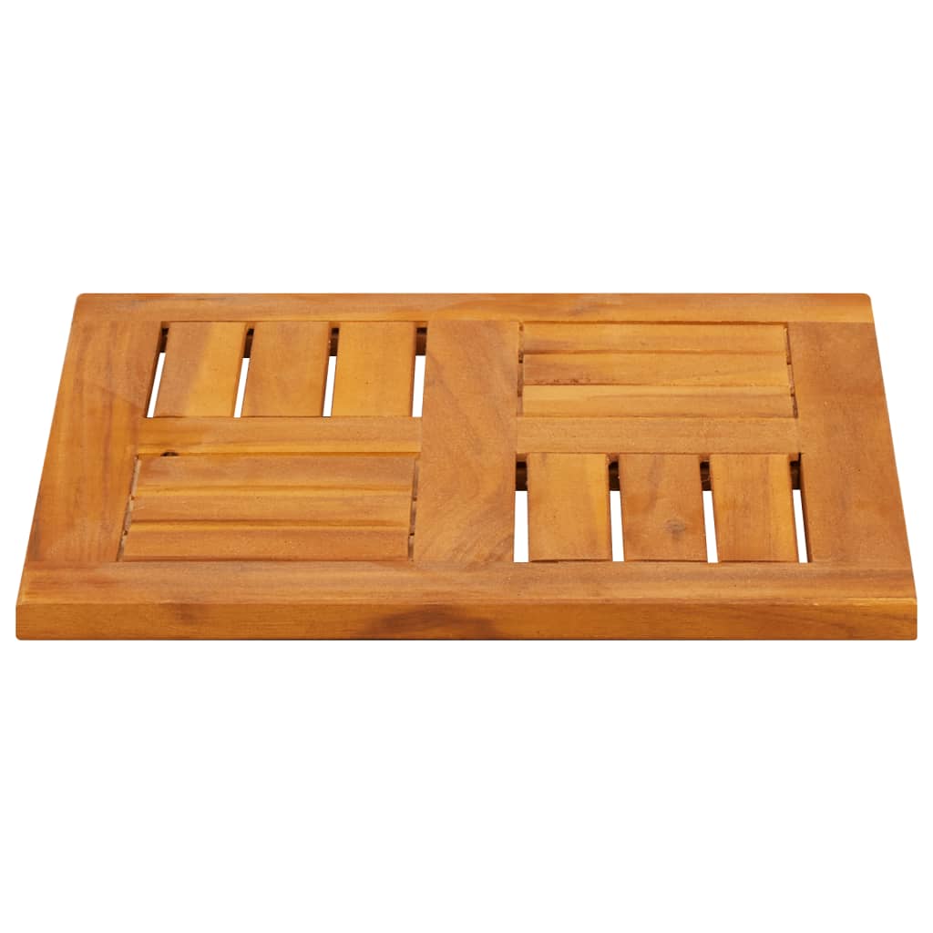 Bordplate 40x40x2 cm firkantet heltre akasie vidaXL