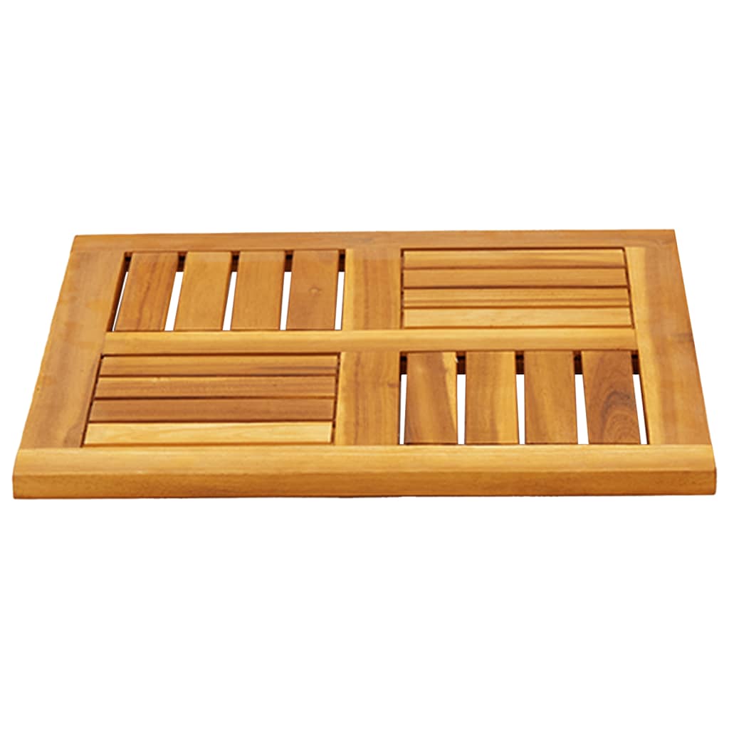 Bordplate 50x50x2 cm firkantet heltre akasie vidaXL