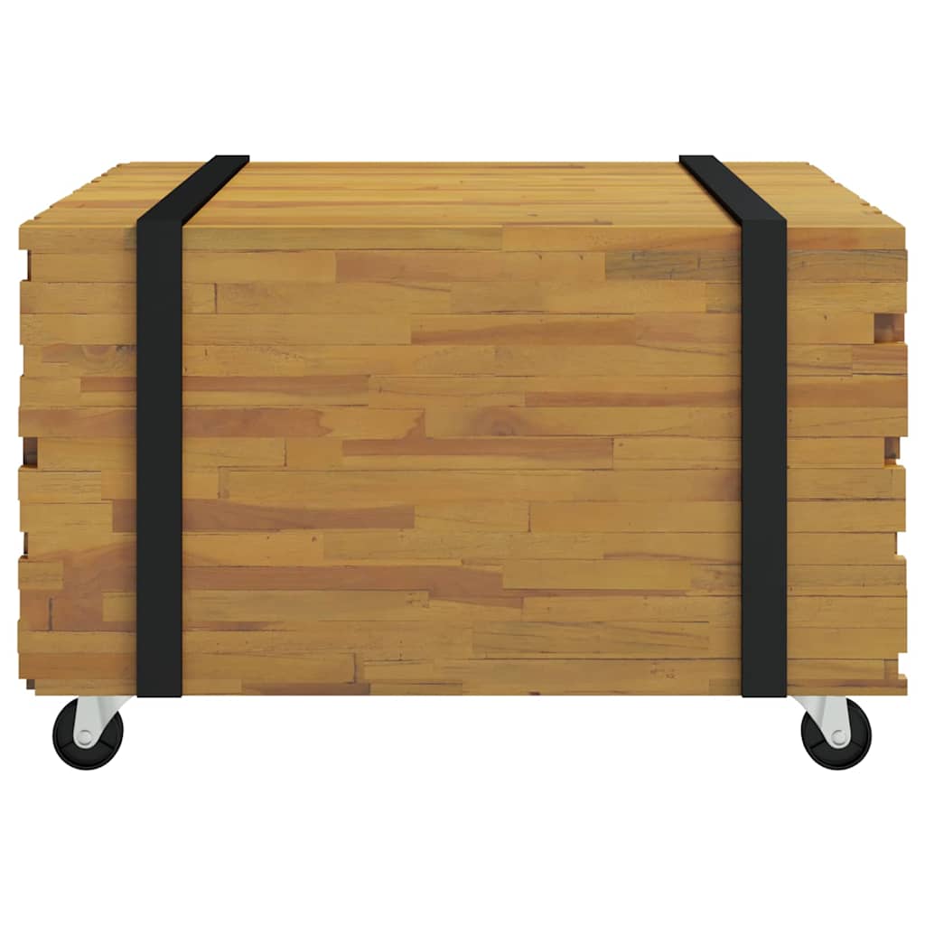 Kaffebord Brun 60 x 60 x 38 cm Massivt Teaktre