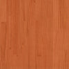 Sengeramme for barn voksbrun 90x190 cm heltre furu