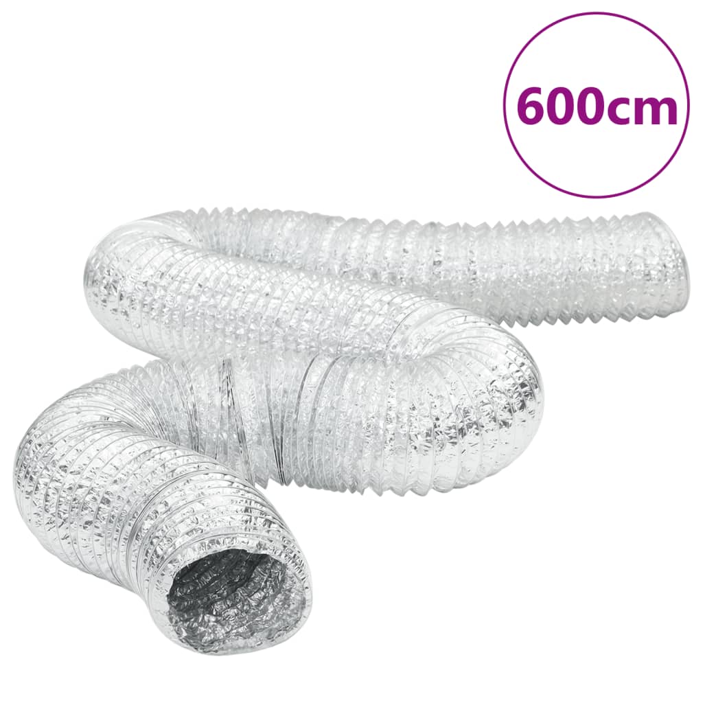 Ventilasjonsslange aluminium 6 m Ø10 cm vidaXL