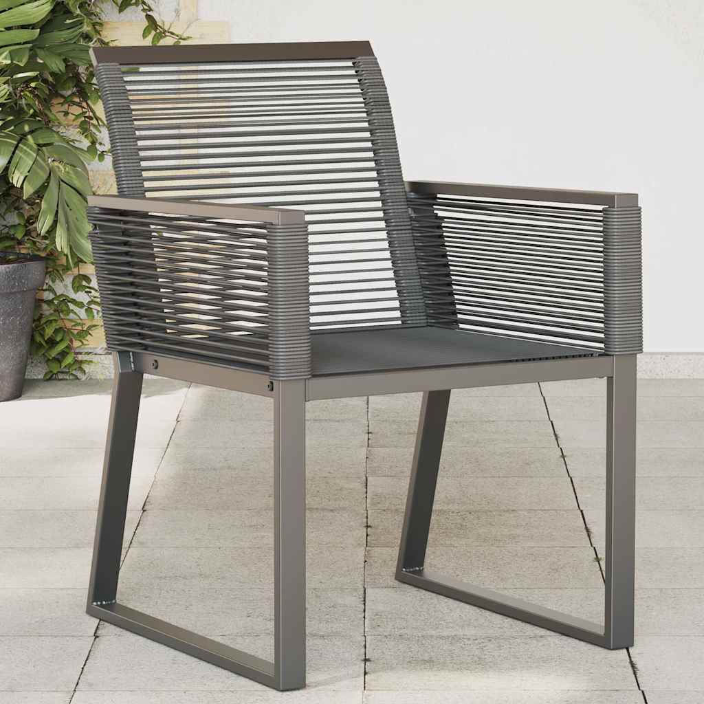 Hagestoler 2 stk svart polyrotting