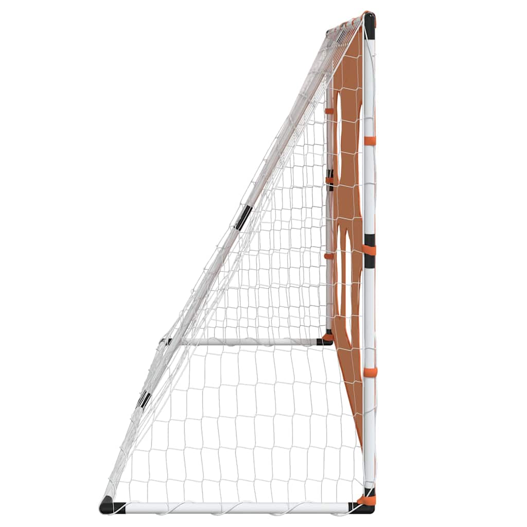 Fotballmål for barn med målmatte og ball 182x62x118 cm