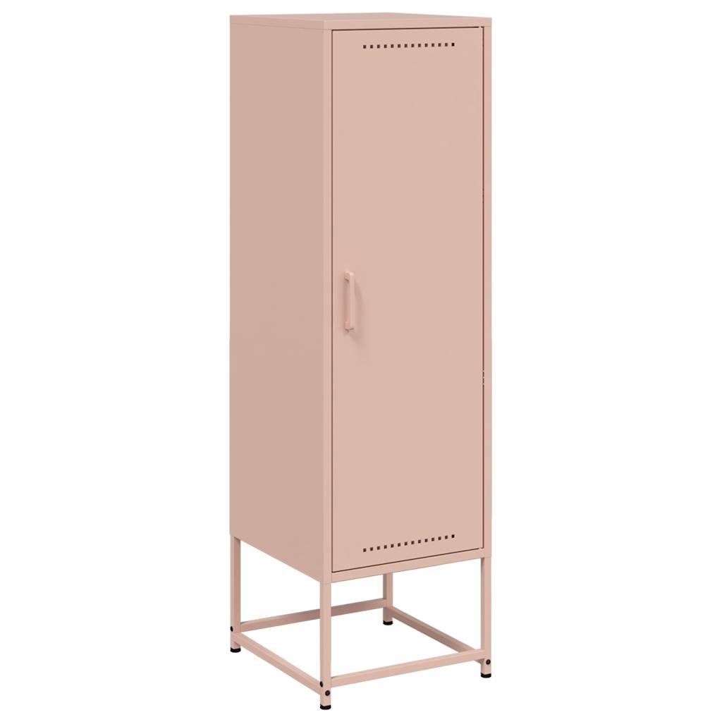 Highboard rosa 36x39x123 cm stål