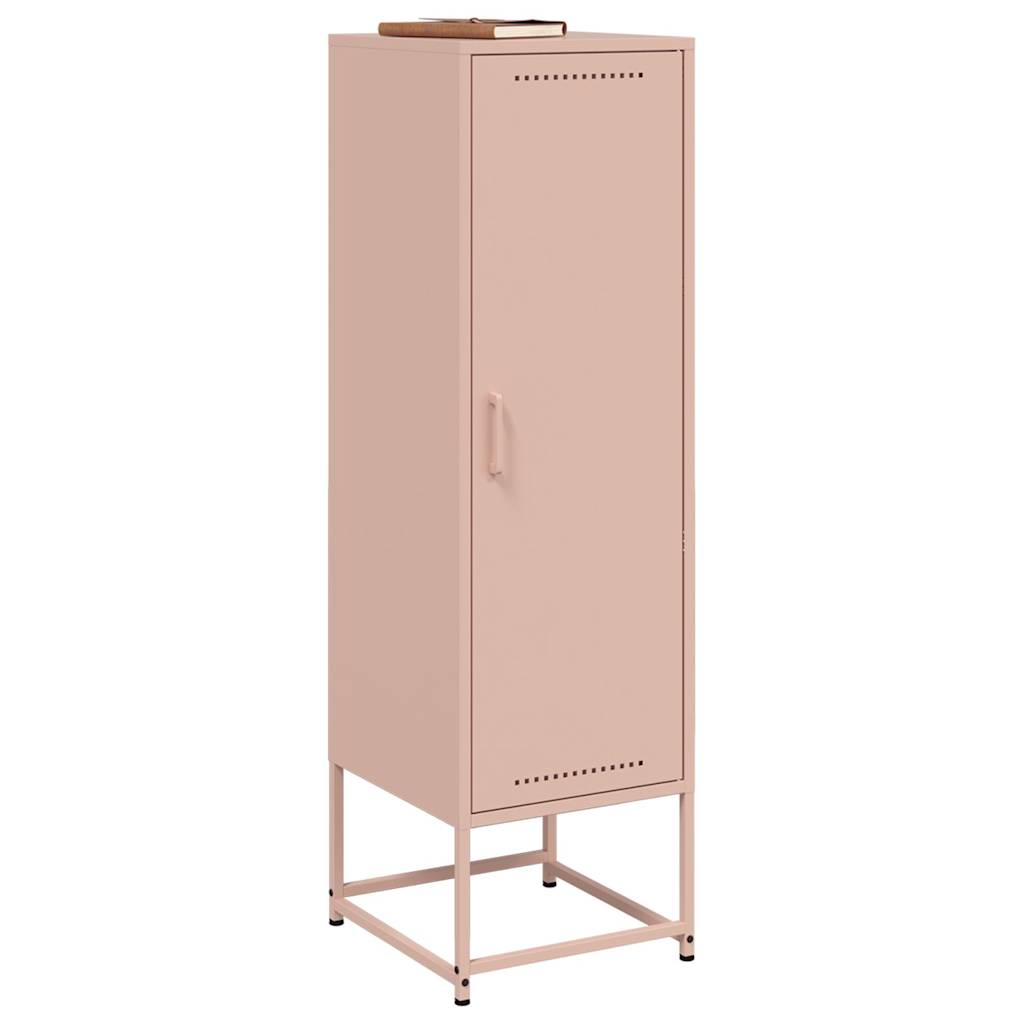 Highboard rosa 36x39x123 cm stål