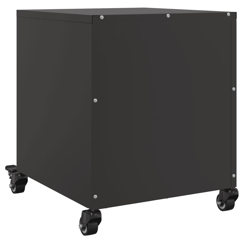 Nattbord svart 36x39x43,5 cm stål