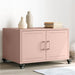 Salongbord rosa 68x50x43,5 cm stål