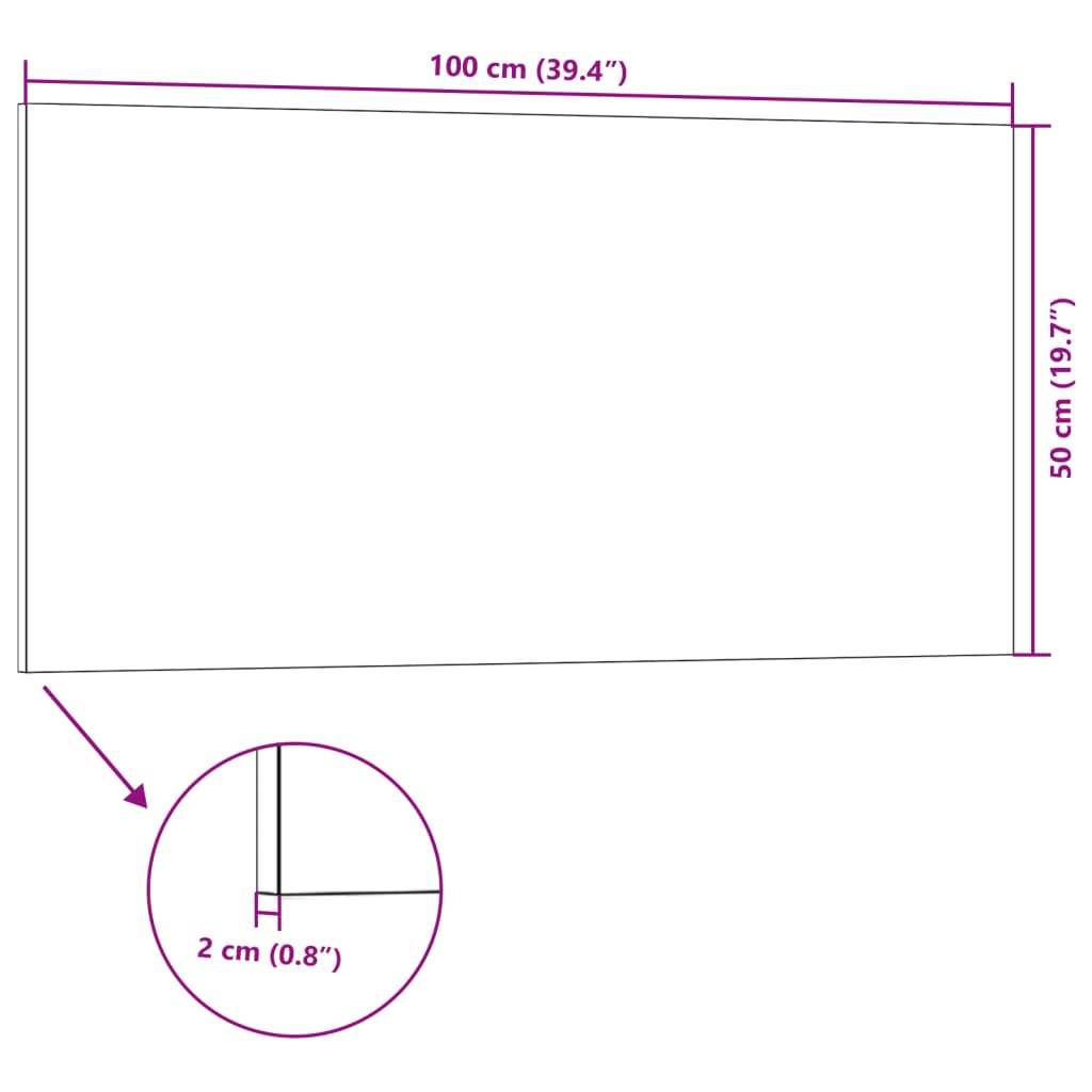 3D-veggpaneler 10 stk rød 100x50 cm EPS