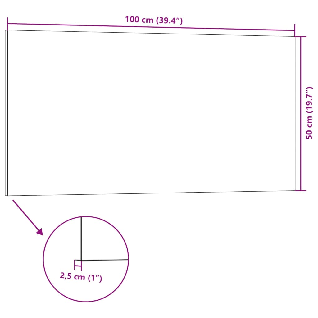 3D-veggpaneler 5 stk brun 100x50 cm EPS