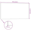 3D-veggpaneler 5 stk brun 100x50 cm EPS