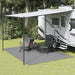 Telt teppe antrasitt 4x3 m