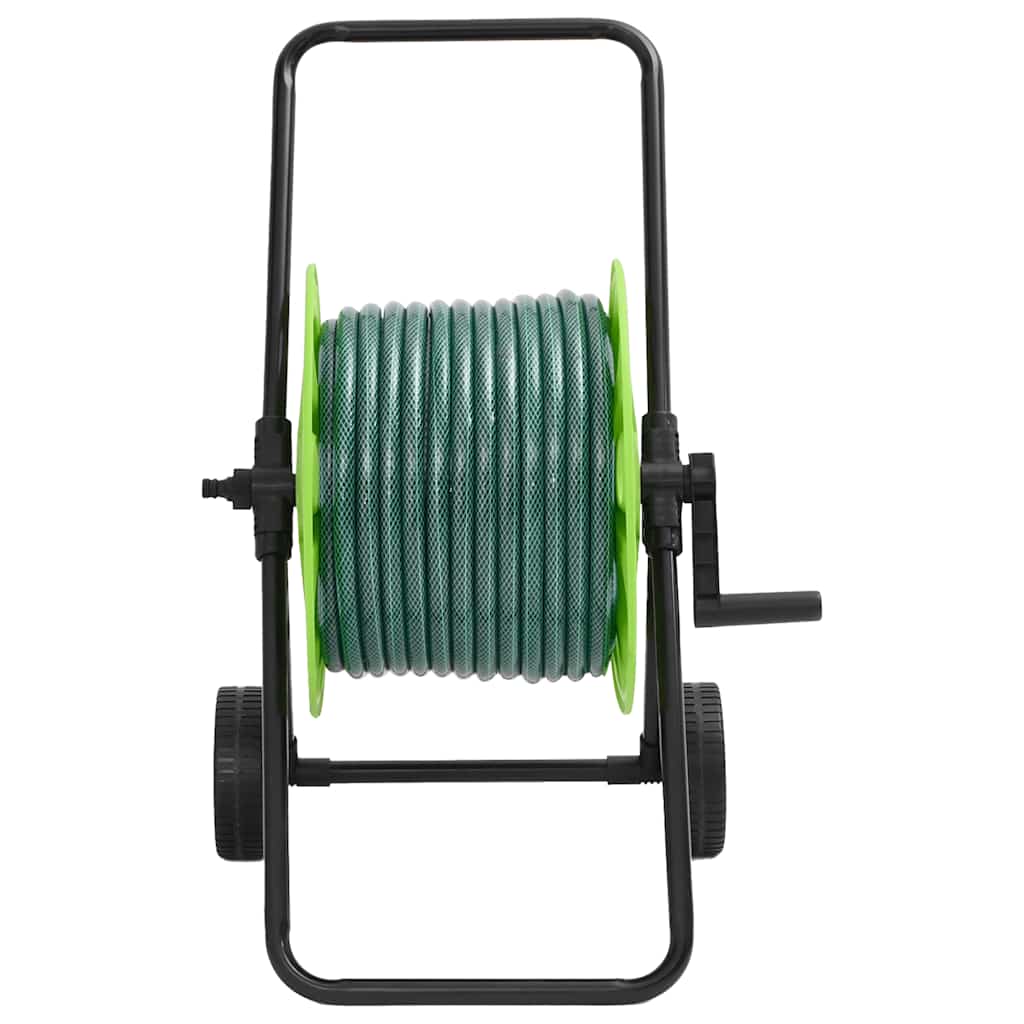 Slangevogn grønn med slangefester 0,5" 50 m PVC vidaXL