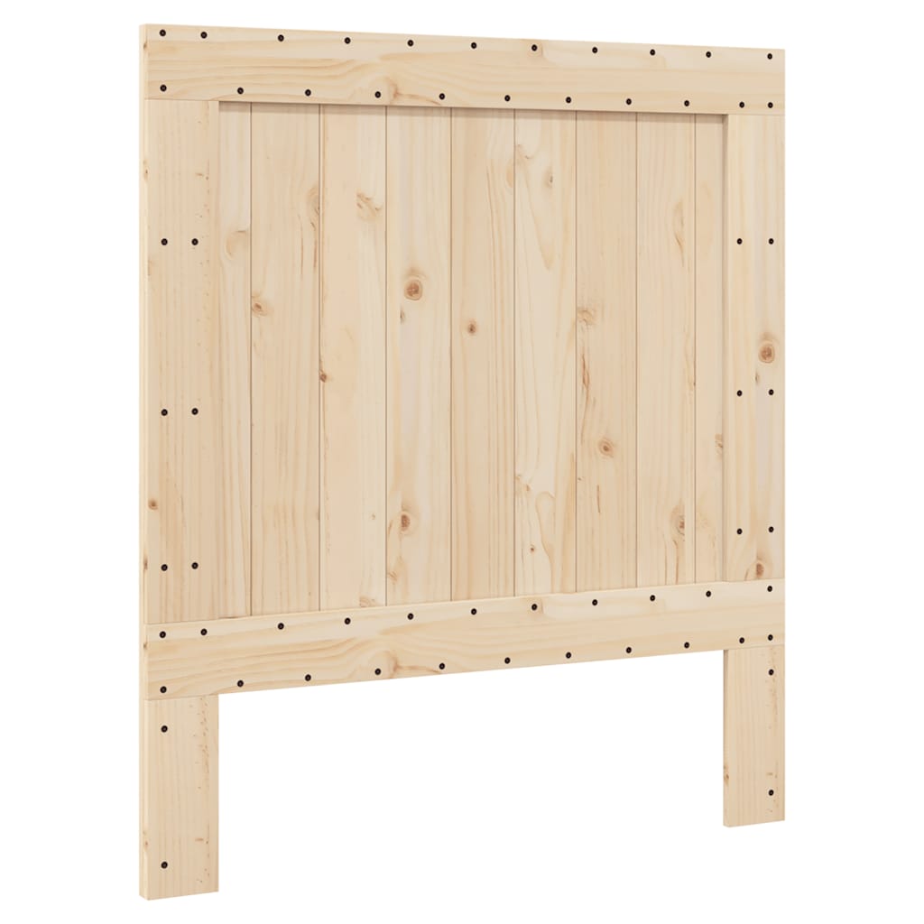 Sengeramme med hodegavl 90x200 cm heltre furu vidaXL