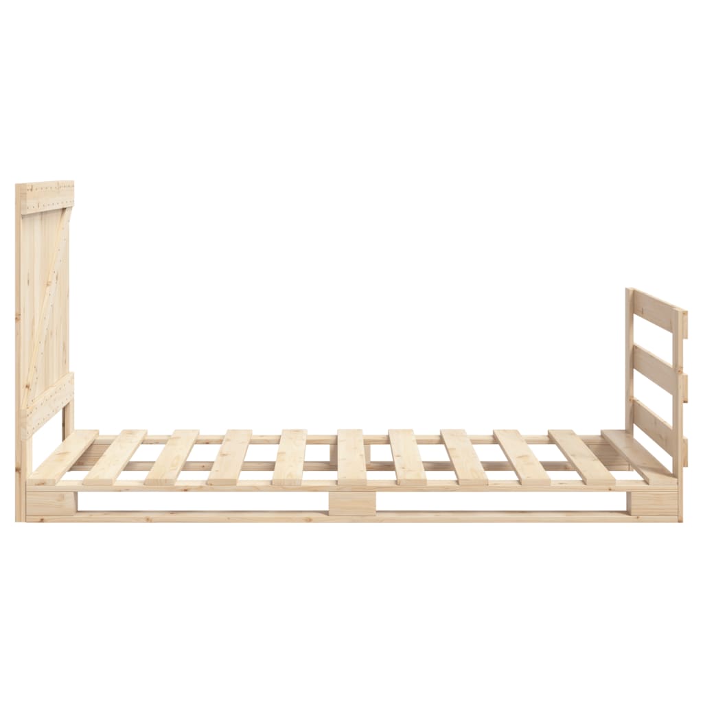 Sengeramme med hodegavl 90x200 cm heltre furu