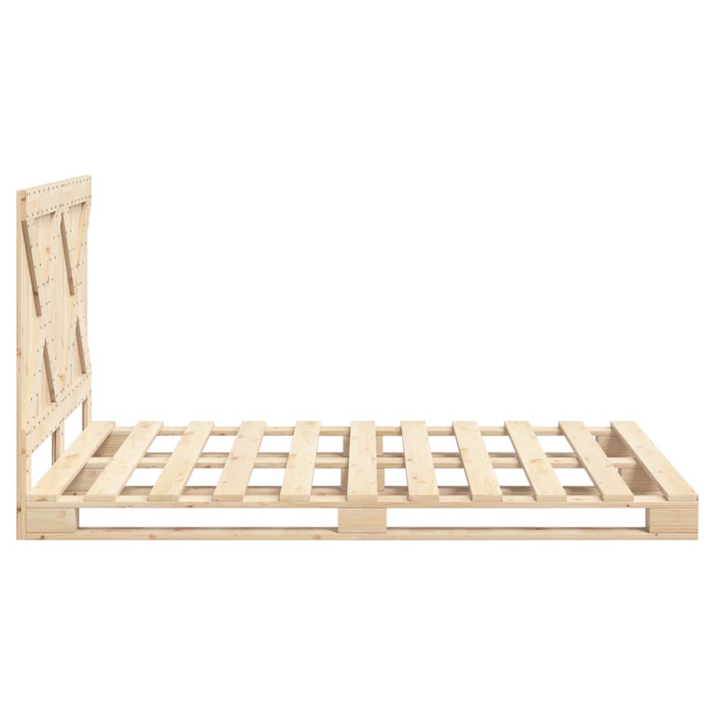 Sengeramme med hodegavl 160x200 cm heltre furu