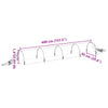 Nettingtunneler 2 stk 1,5x5 m glassfiber og PP