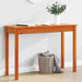 Konsollbord voksbrun 110x40x75 cm heltre furu