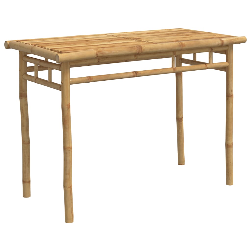 Utendørs spisebord 110x55x75 cm bambus
