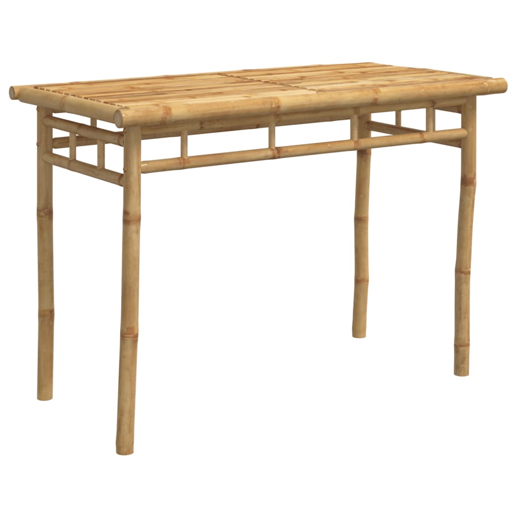 Utendørs spisebord 110x55x75 cm bambus
