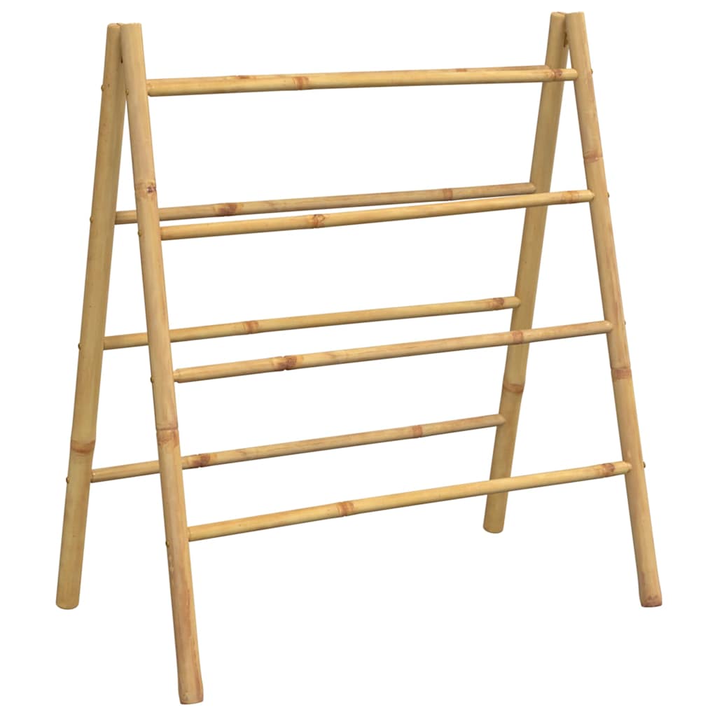 Dobbel håndklestige med 4 trinn 90x50x100 cm bambus