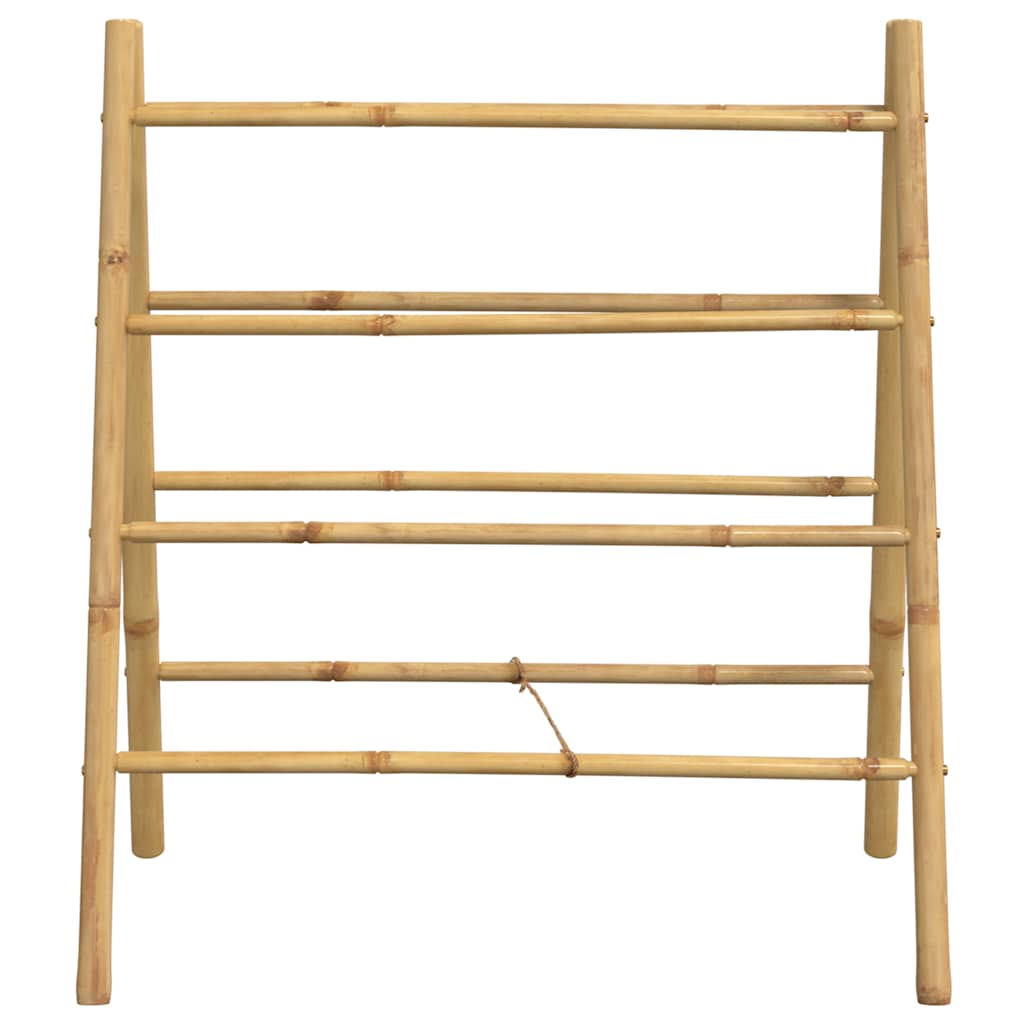 Dobbel håndklestige med 4 trinn 90x50x100 cm bambus
