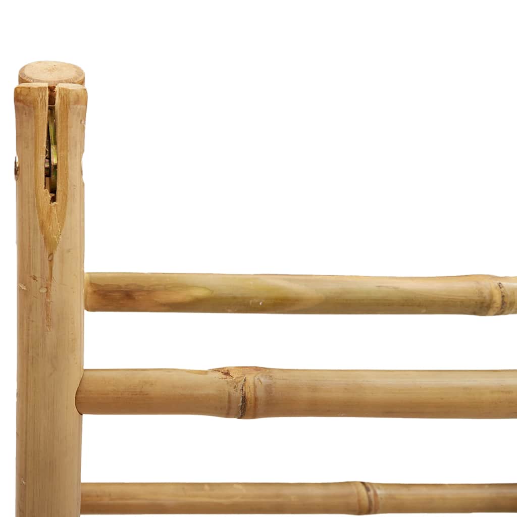 Dobbel håndklestige med 4 trinn 90x50x100 cm bambus