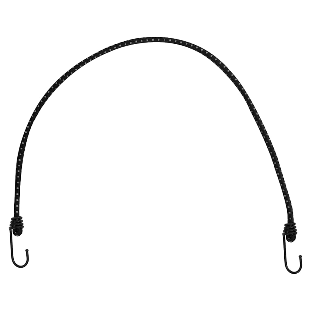 Strikksnorer med refleksstrimler og kroker 25 stk 88 cm