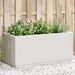 Plantekasse hvit 80x36x35 cm PP