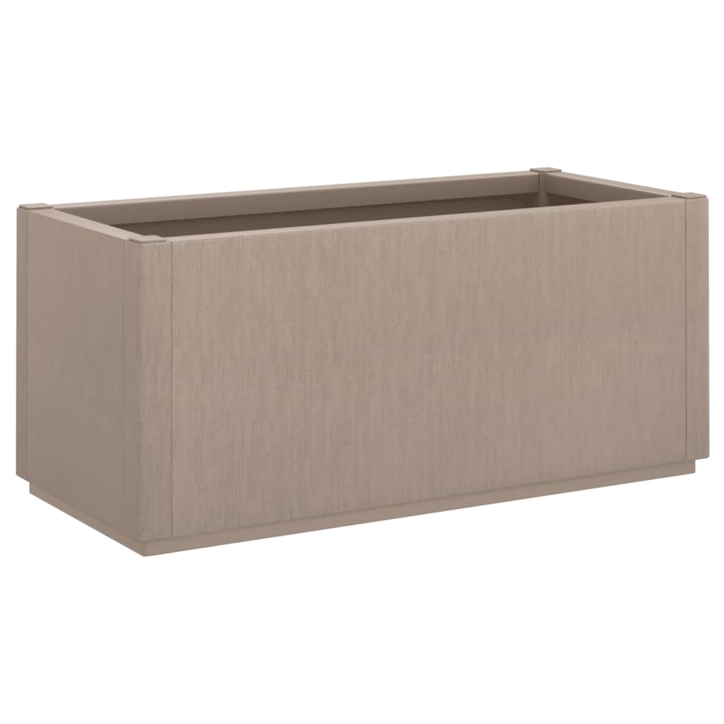 Plantekasse lysebrun 80x36x35 cm PP