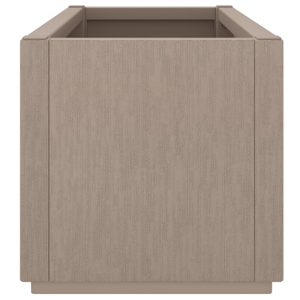 Plantekasse lysebrun 80x36x35 cm PP