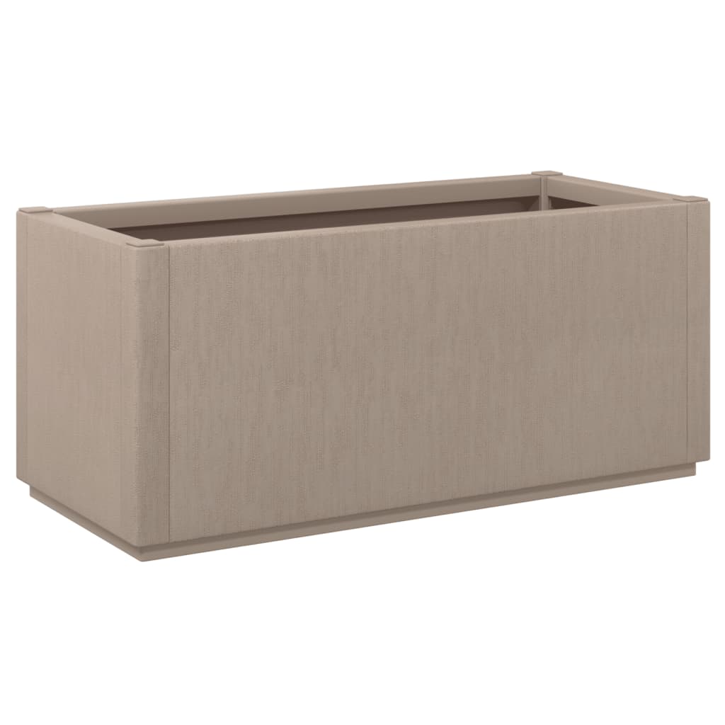 Plantekasse lysebrun 80x36x35 cm PP