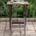 Sammenleggbart sidebord brun heltre poppeltre