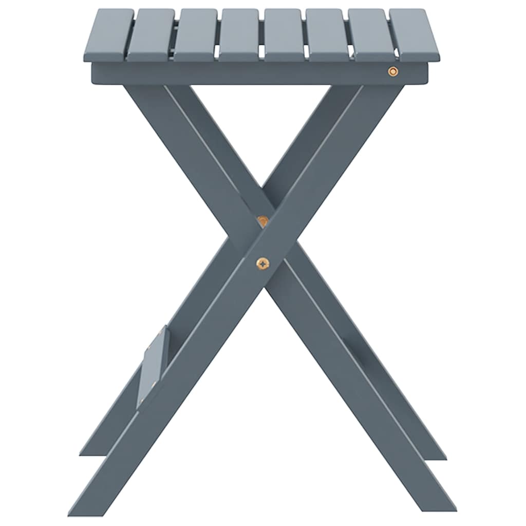 Sammenleggbart sidebord grå heltre poppeltre