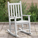 Gyngestol for barn hvit heltre poppeltre