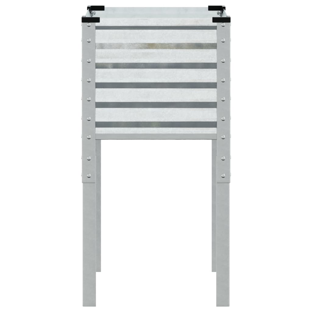 Hagepotte 45x45x88 cm galvanisert stål