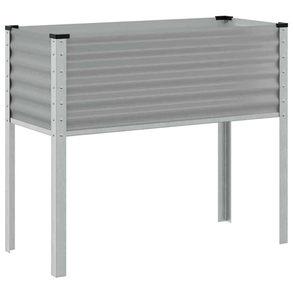 Plantekasse grønn 100x45x90 cm stål