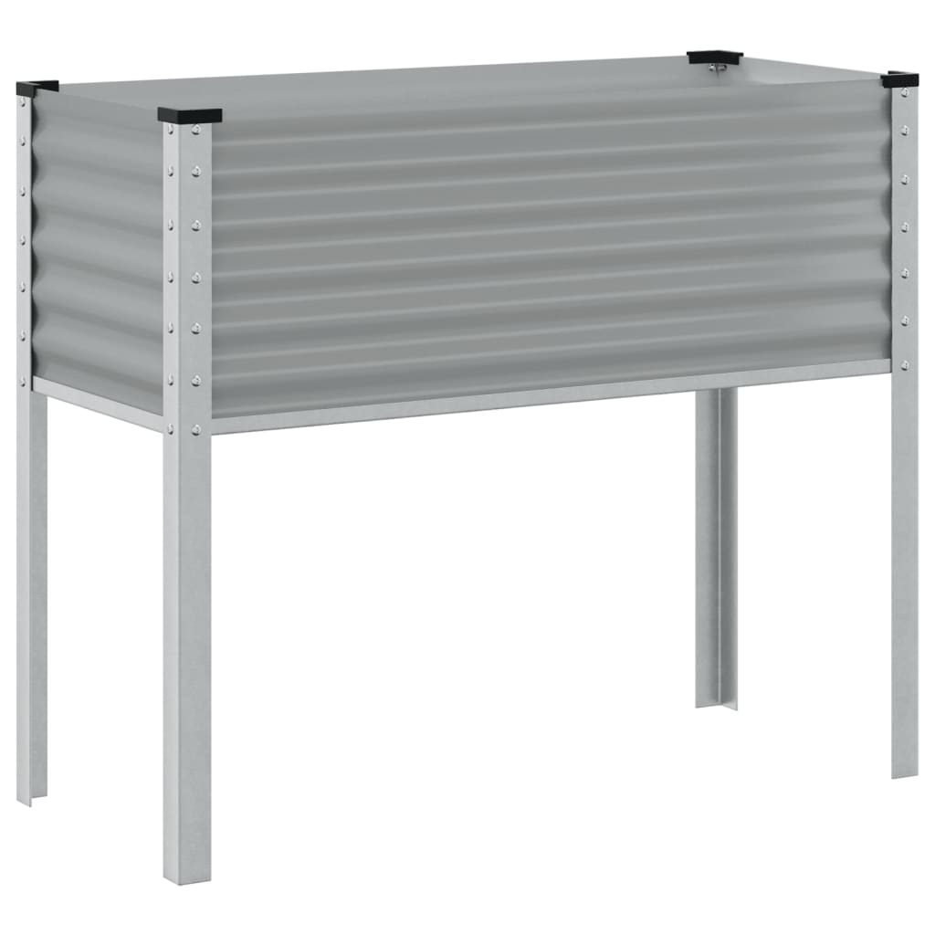 Plantekasse grønn 100x45x90 cm stål