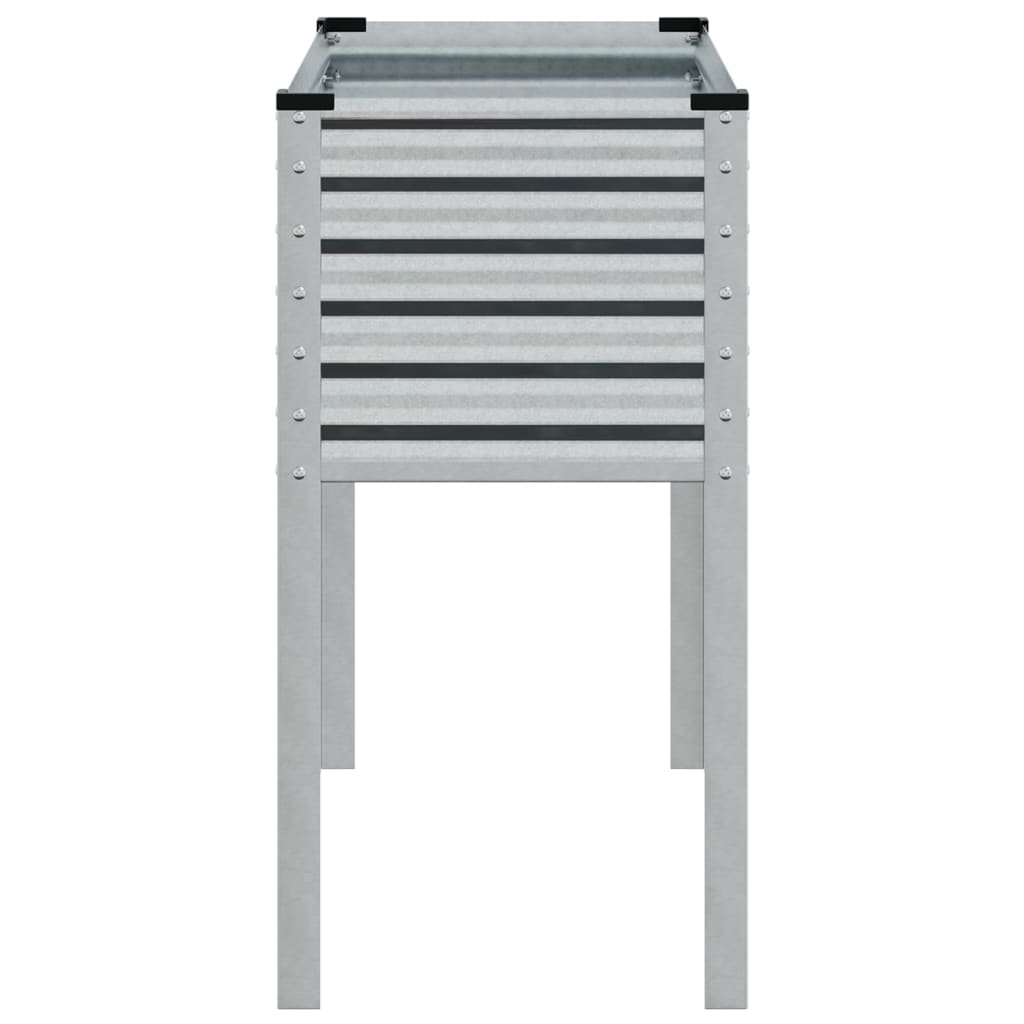Hagepotte 100x45x90 cm galvanisert stål