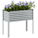 Hagepotte 100x45x90 cm galvanisert stål