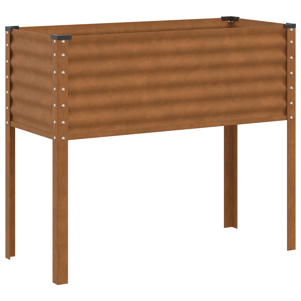 Hagepotte 100x45x90 cm værbestandig stål