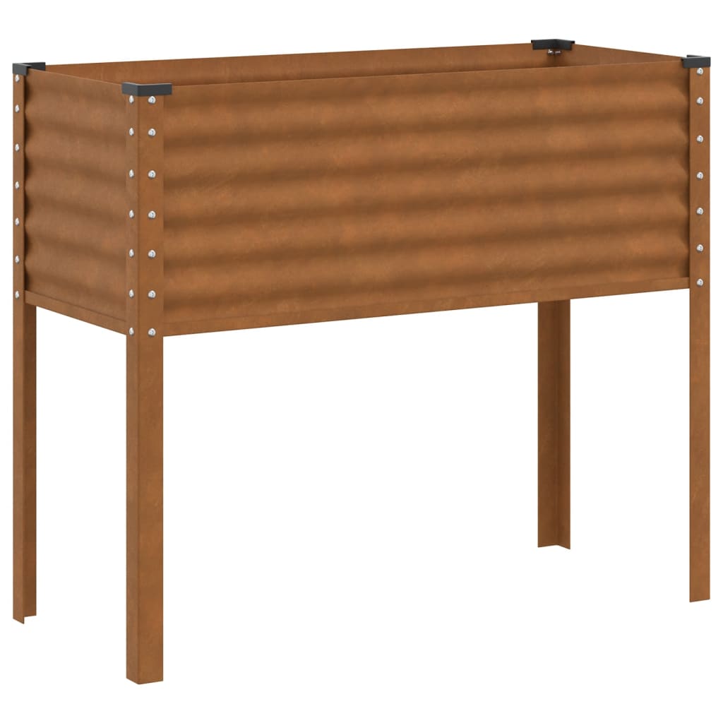 Hagepotte 100x45x90 cm værbestandig stål