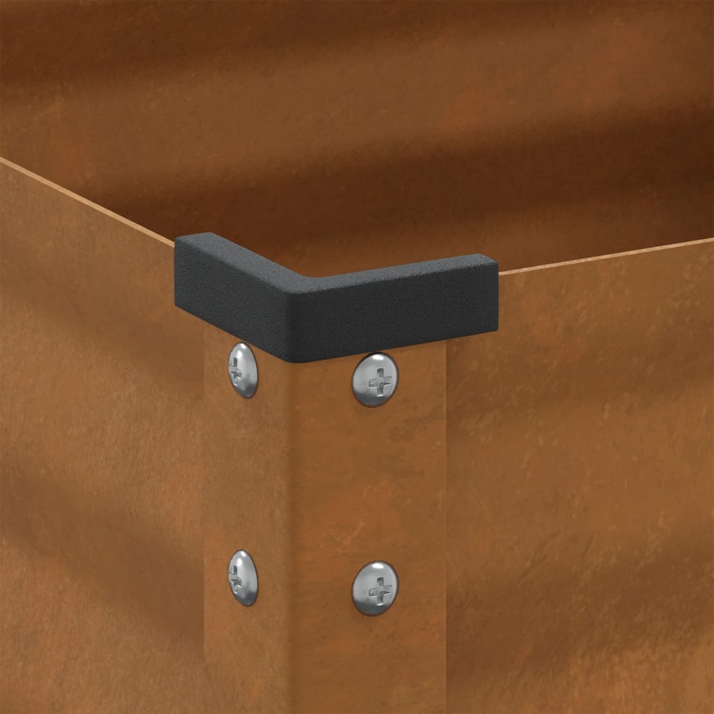 Hagepotte 100x45x90 cm værbestandig stål